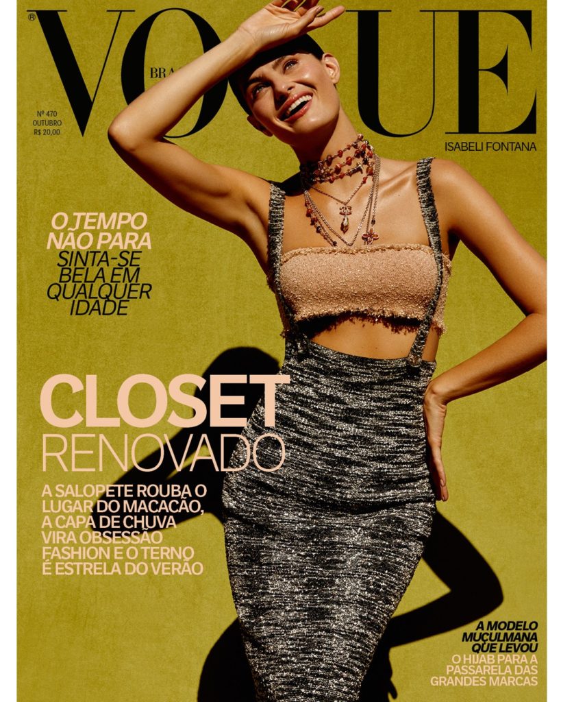 Vogue Brasil de Outubro com Isabeli Fontana 01