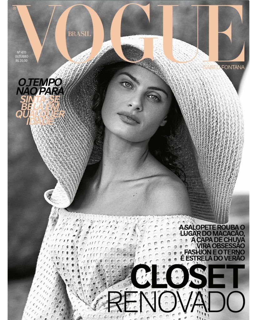 Vogue Brasil de Outubro com Isabeli Fontana