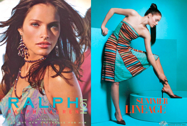Altura exigida por uma agência de modelos - Lonneke Engel com 1,73m de altura para campanha de moda da Ralph Lauren