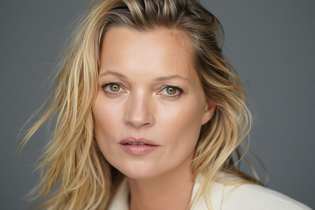 As 10 Modelos Mais Lindas do Mundo Segundo a Ciência em 2025 -Kate Moss - Agências de Modelos e Top Models